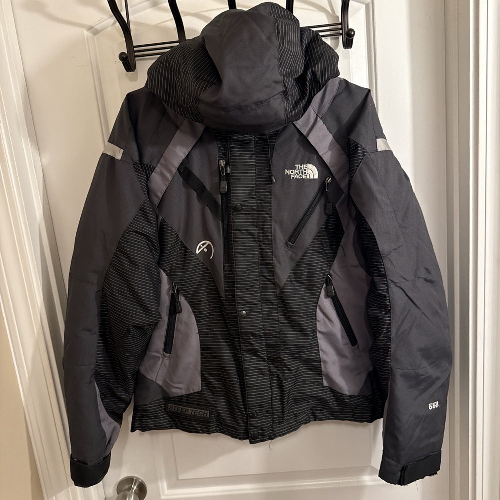 The North Face Black and Gray Steep Tech Jacket